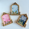 Orchid Blooms 5 x 7 Vintage Inspired Frame