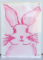 Green Bunny Original 5 x 7"