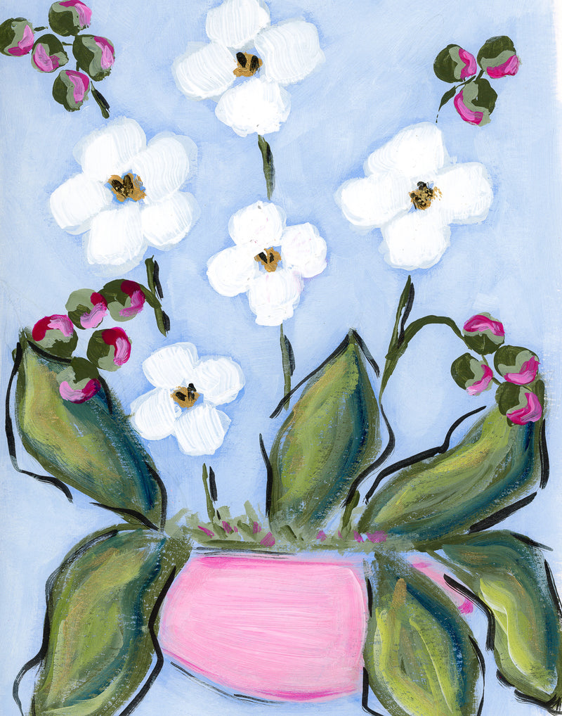 Blue Orchid 2 9 x 12