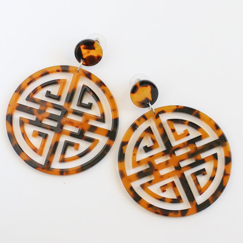 Tortoise Prosperity Earrings