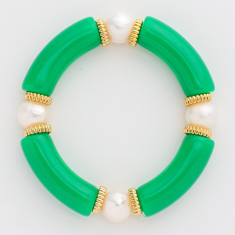 Lily Bracelet in Kelly Green