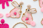Pink Bunny Earrings