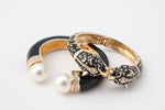 Double Leopard Head Bracelet