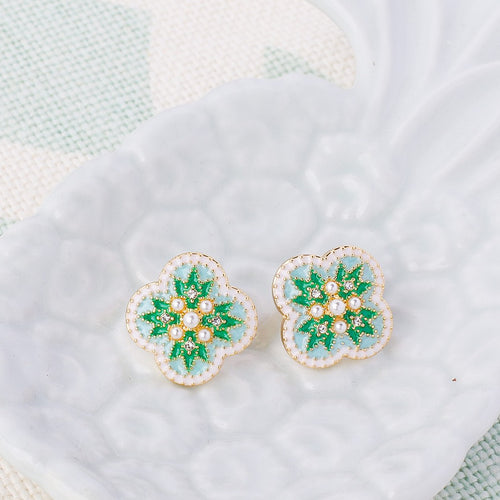 Quatrefoil Earrings