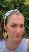 Beaded Lemon Earrings