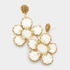 Red Flower Earrings