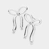 Gold Bow Earrings
